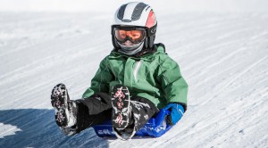 Санная горка не только для детей :)